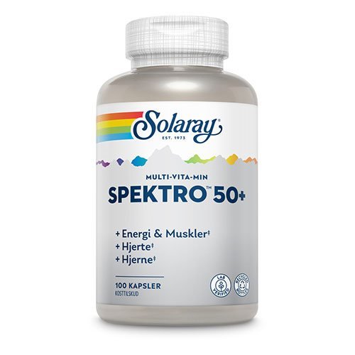 Solaray Spektro 50+ Multivitamin 100 kaps