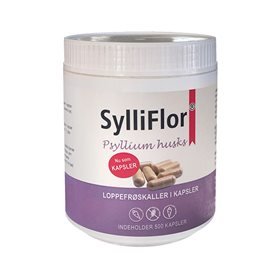 SylliFlor Psyllium husks - Loppefrøskaller - 500 kap.