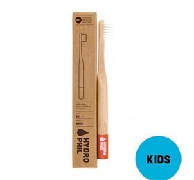 Tandbørste bambus børn rød • 1 stk