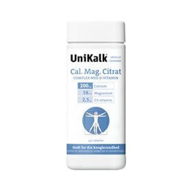 UniKalk Cal-Mag-Citrat • 140 tab. - DATOVARE 03/2024