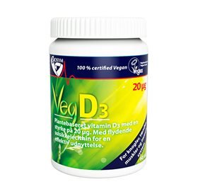 BioSym Veg D3 D-vitamin 20 mcg • 60 kap.