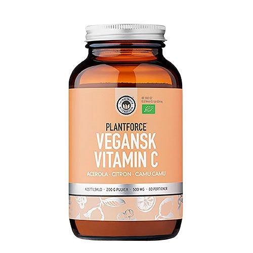 Plantforce Vitamin C Vegansk Ø 200 g.