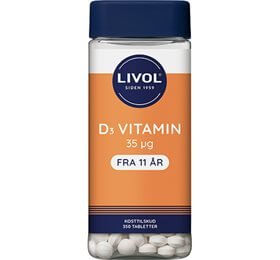 Livol Vitamin D 35 mcg 350 tab. 