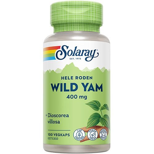 Solaray Wild Yam Root 400 mg 100 kap. 