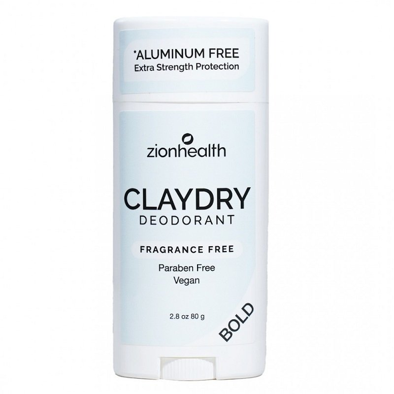 Zionhealth - Bio Claydry deodorant - fragrance free 80g.