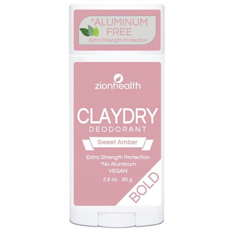 Zionhealth - Bio Claydry deodorant - Sweet Amber 80g.