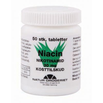 ND Niacin Nikotinamid 30mg. - 50 tabl.