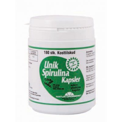 ND Spirulina Unik 320 mg • 180 kap.