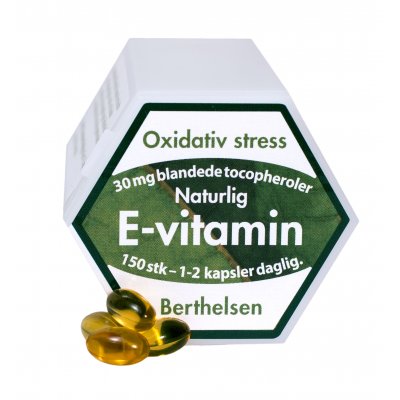 Berthelsen E-vitamin 30 mg 150 tab. DATOVARE 07/2024