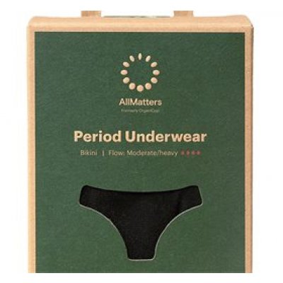 AllMatters Menstruationstrusser Bikini Underwear Moderate/heavy XXS