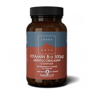 Terranova B12 vitamin 500 mcg • 50 kapsler