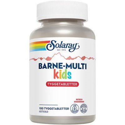 Solaray Barne-Multi tyggevit. børn 100 tab. 