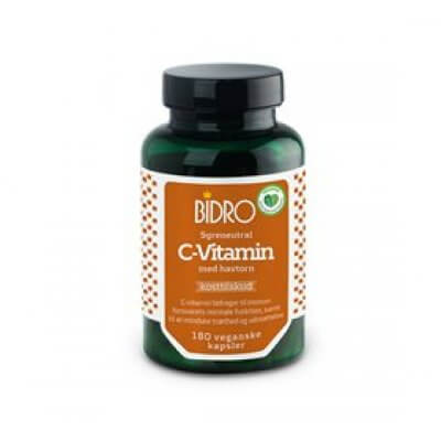 Bidro C- Vitamin 180 kapsler DATOVARE 02/2024