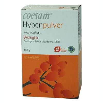 Coesam Hybenpulver Økologisk 400 gr. DATOVARE 30/11-2024