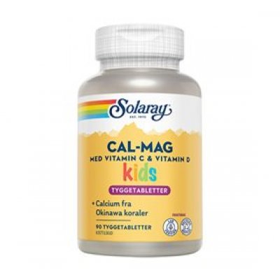 Cal-Mag Kids m. vitamin C og D 90 tabletter