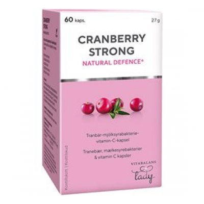 Vitabalans Cranberry Strong 60 kap. - DATOVARE 11/2023