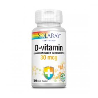 Solaray D-Vitamin 30 mcg