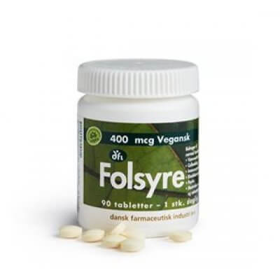 DFI Folsyre 400 mcg • 90 tab. - DATOVARE