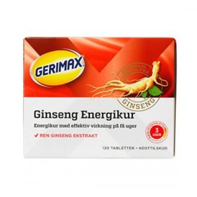Orkla Gerimax Ginseng Energikur 120 tab.