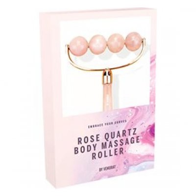 Gua Sha Body Roller - Rosa Quartz 1 stk     X