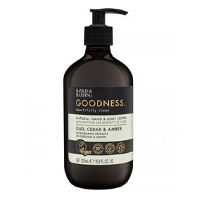 GOODNESS Hand & Body Lotion Oud, Cedar & Amber 500ml