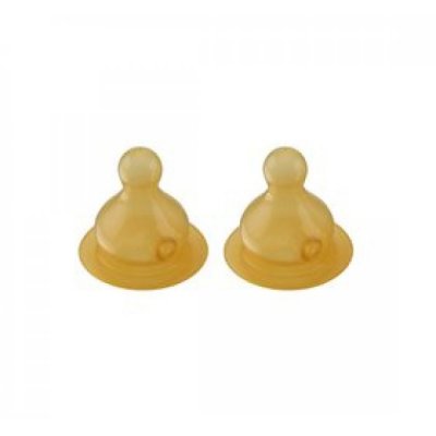 Hevea flaskesutter 3 - 24 mdr. m. medium flow - 2 stk.X