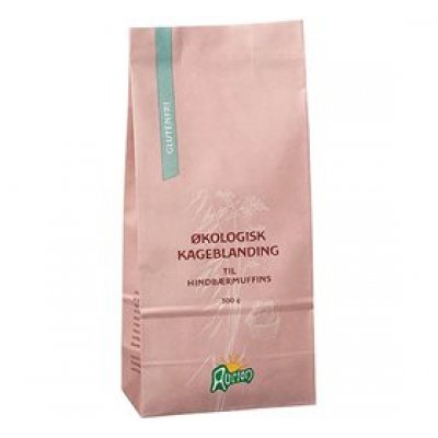 Aurion Hindbærmuffinsblanding glutenfri Ø • 300 g. 