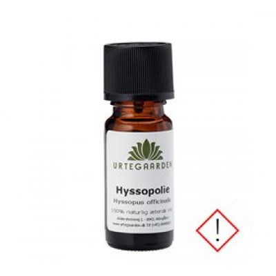 Urtegaarden Hyssopolie Æterisk 10 ml   X