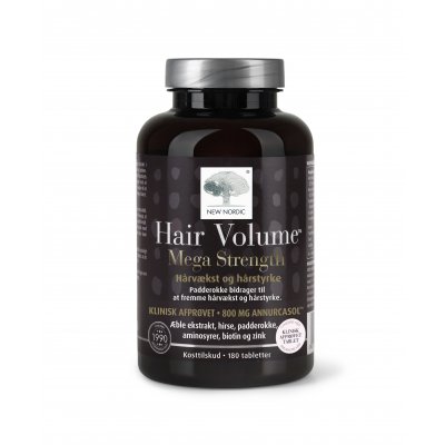 New Nordic Hair Volume Mega Strength 180 tabl.