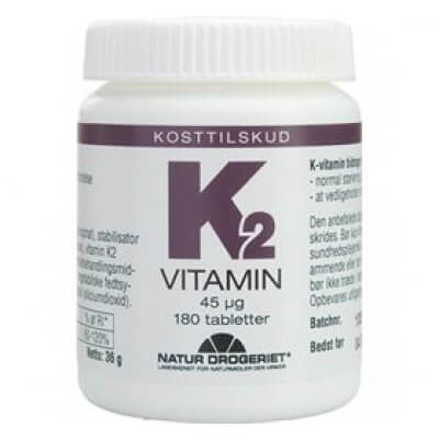 Natur-Drogeriet K2-vitamin • 60 tab. DATOVARE