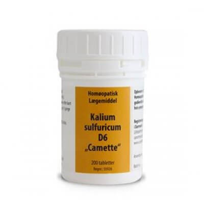 Camette Kalium sulf. D6 Cellesalt 6 - 200 tbl.