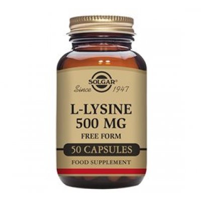 Solgar L-Lysin aminosyre 500 mg 50 kap.
