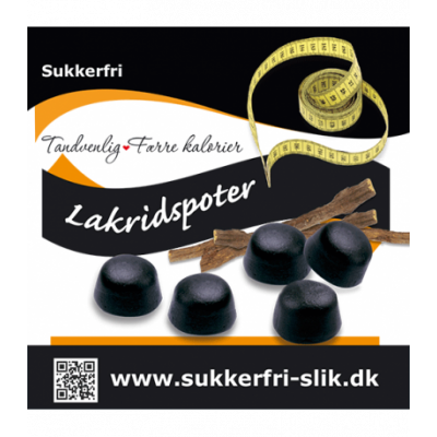 Sukkerfri lakridspoter 80 g