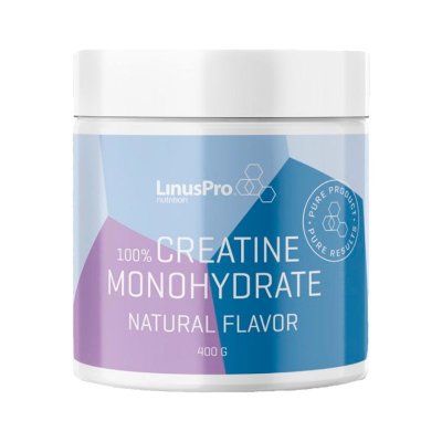  LinusPro 100% Creatine Monohydrate - 400g.