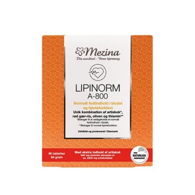 Mezina Lipinorm A-800 • 90 tabletter