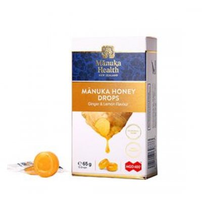Manuka honning drops Ginger & Lemon 65 gram