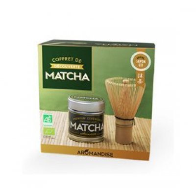 NatureSoursce Matcha discovery sæt Ø (ceremonial grade matcha te & piskeris)