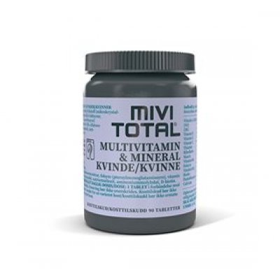 Mivi Total Kvinde multivitamin & mineraler 90 tab.