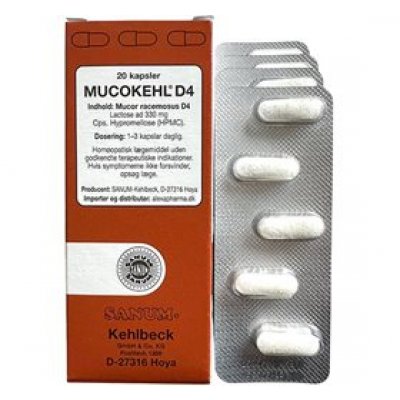 Mucokehl kapsler D4 • 20 stk.