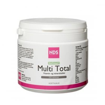 NDS Multi Total multivitamin og mineral • 250 tab.