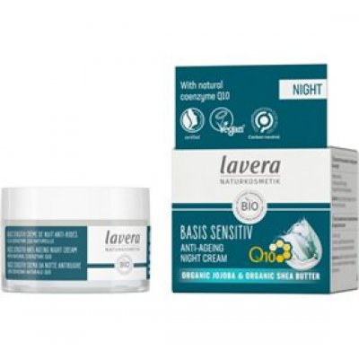 Lavera Night Cream Q10 Basis Sensitiv - 50 ml.