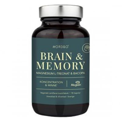 Nordbo Brain & Memory magnesium 90 kap.
