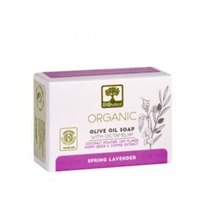 Bioselect Organic Olive Oil Soap Lavender - Scrub 80g.
