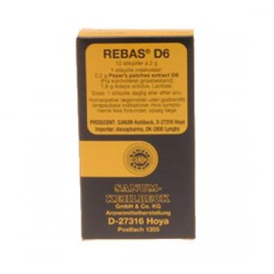 Rebas D6 stikpiller • 10 stk.