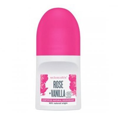 Schmidts Roll-On Deodorant Rose & Vanilla 50 ml. 