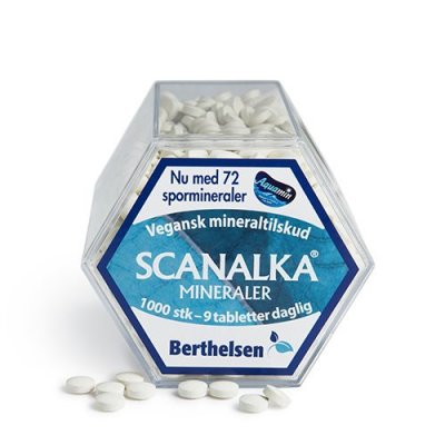 Berthelsen Scanalka Mineraler • 1000 tabl.