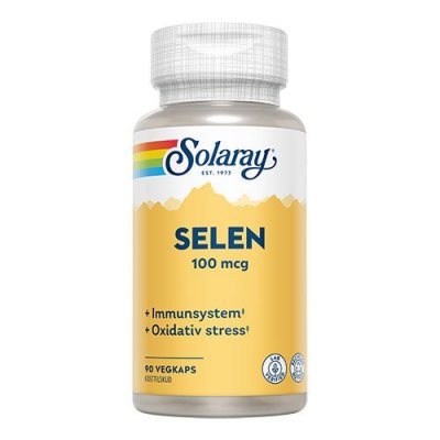 Solaray Selen 90 kapsler