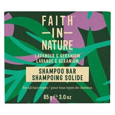 faith in nature Shampoobar Lavendel & Geranium 85 g 