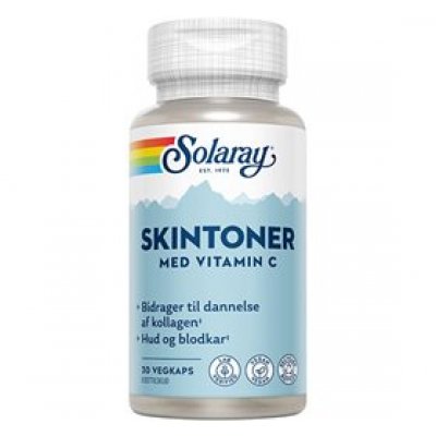 Solaray Skintoner med vitamin C 30 kap.