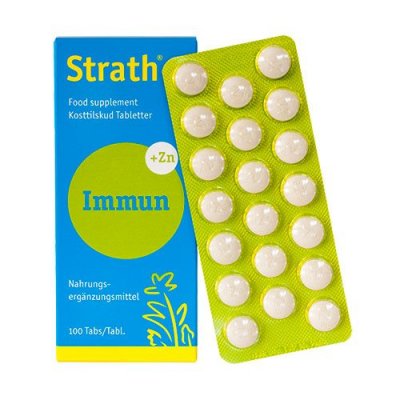 Midsona Strath Immun m. zink • 100 tab.